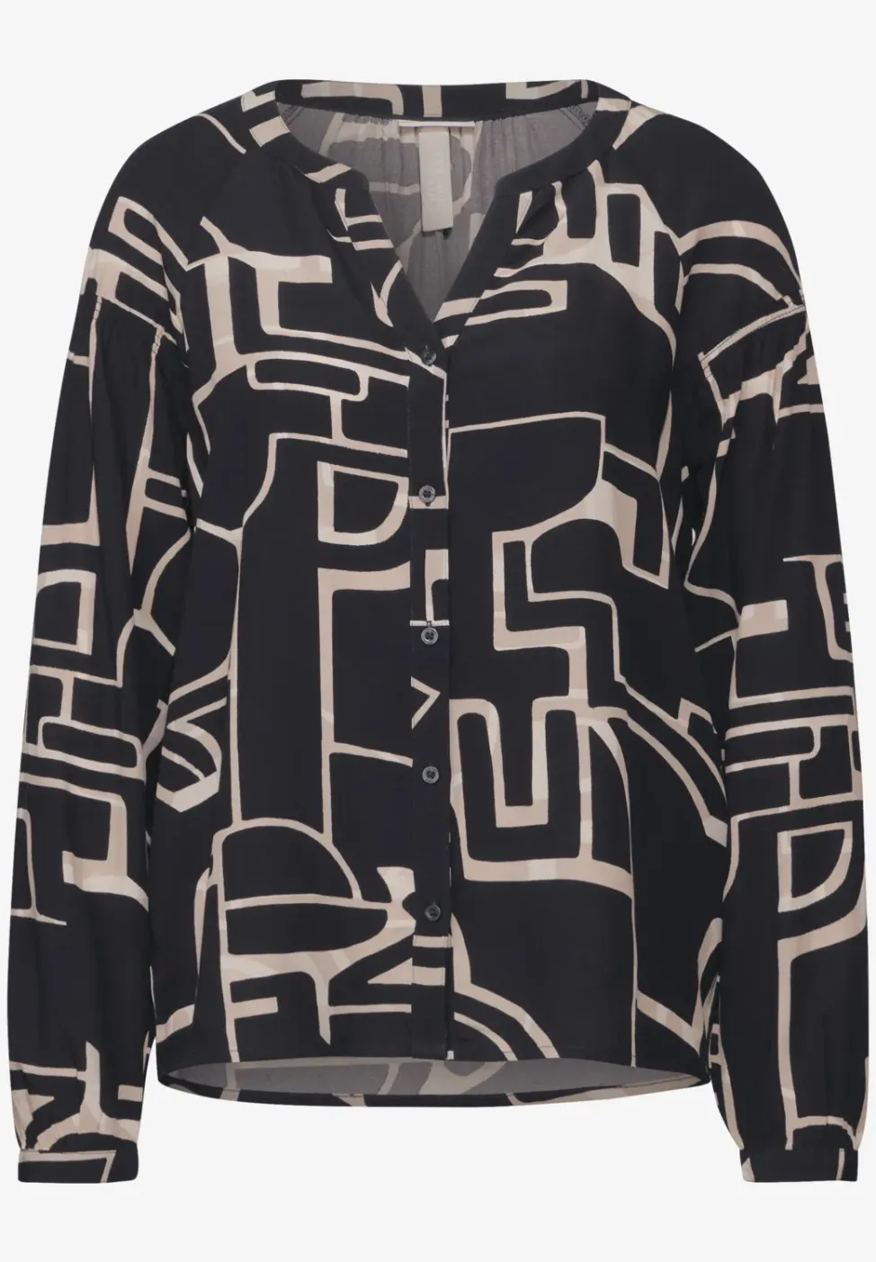 Tuniek met smokdetails