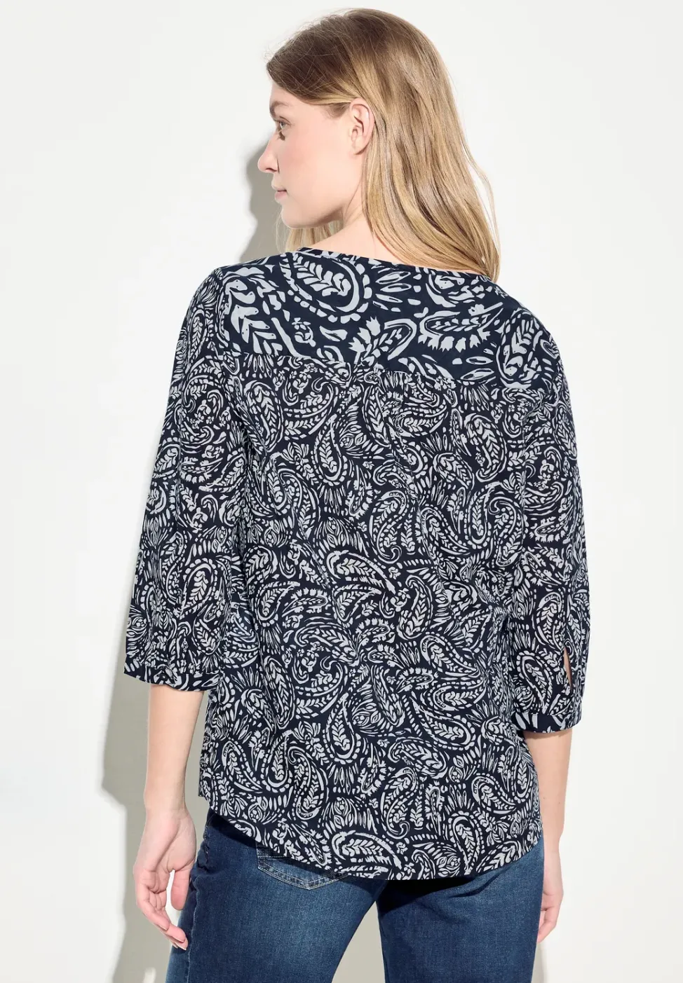 Tuniekblouse met print