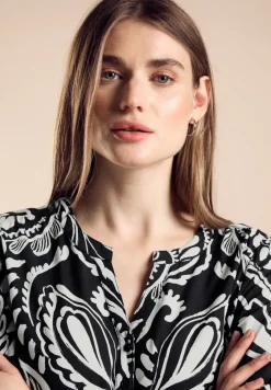 Tuniekblouse met print