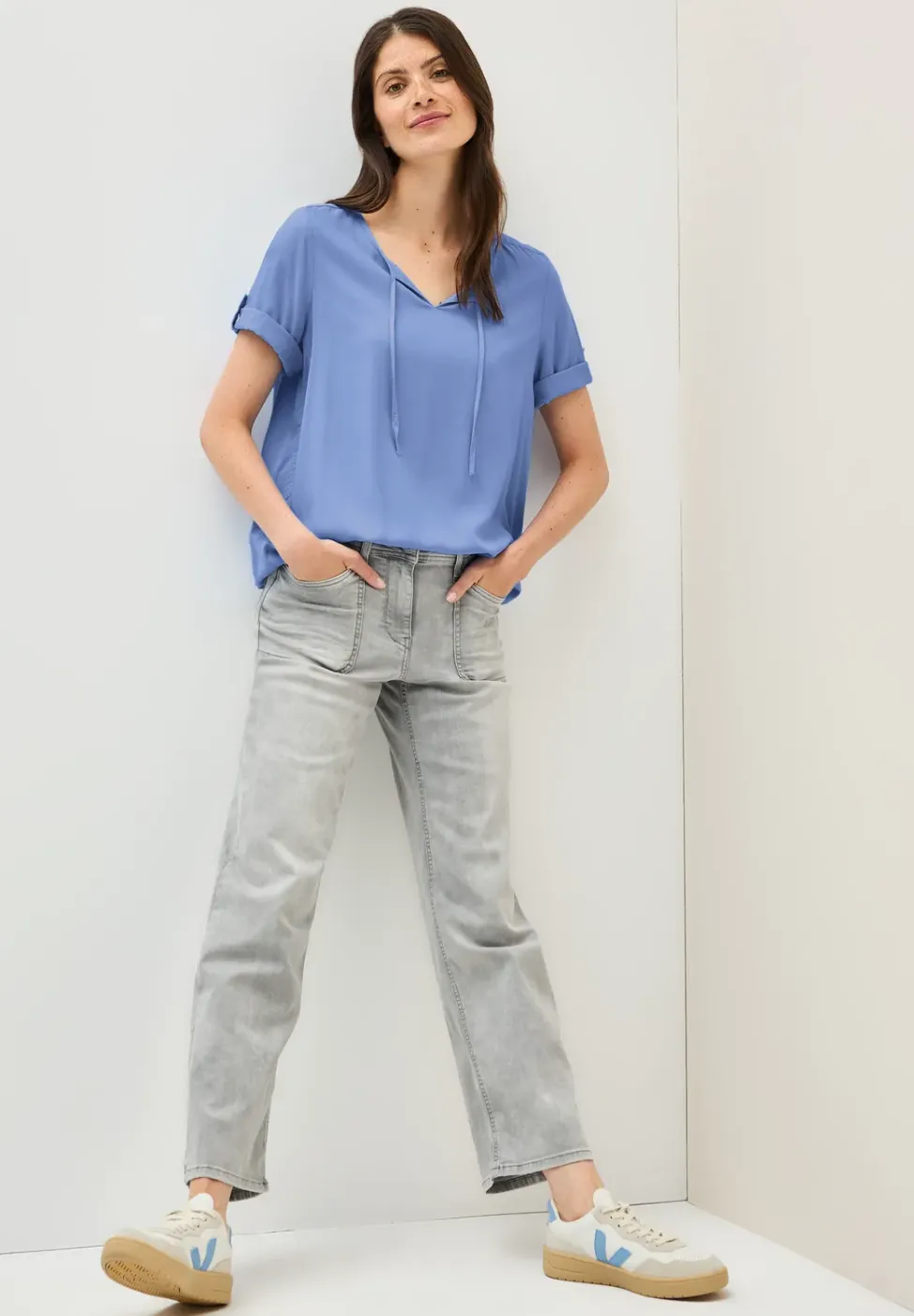 Tuniek in effen kleur