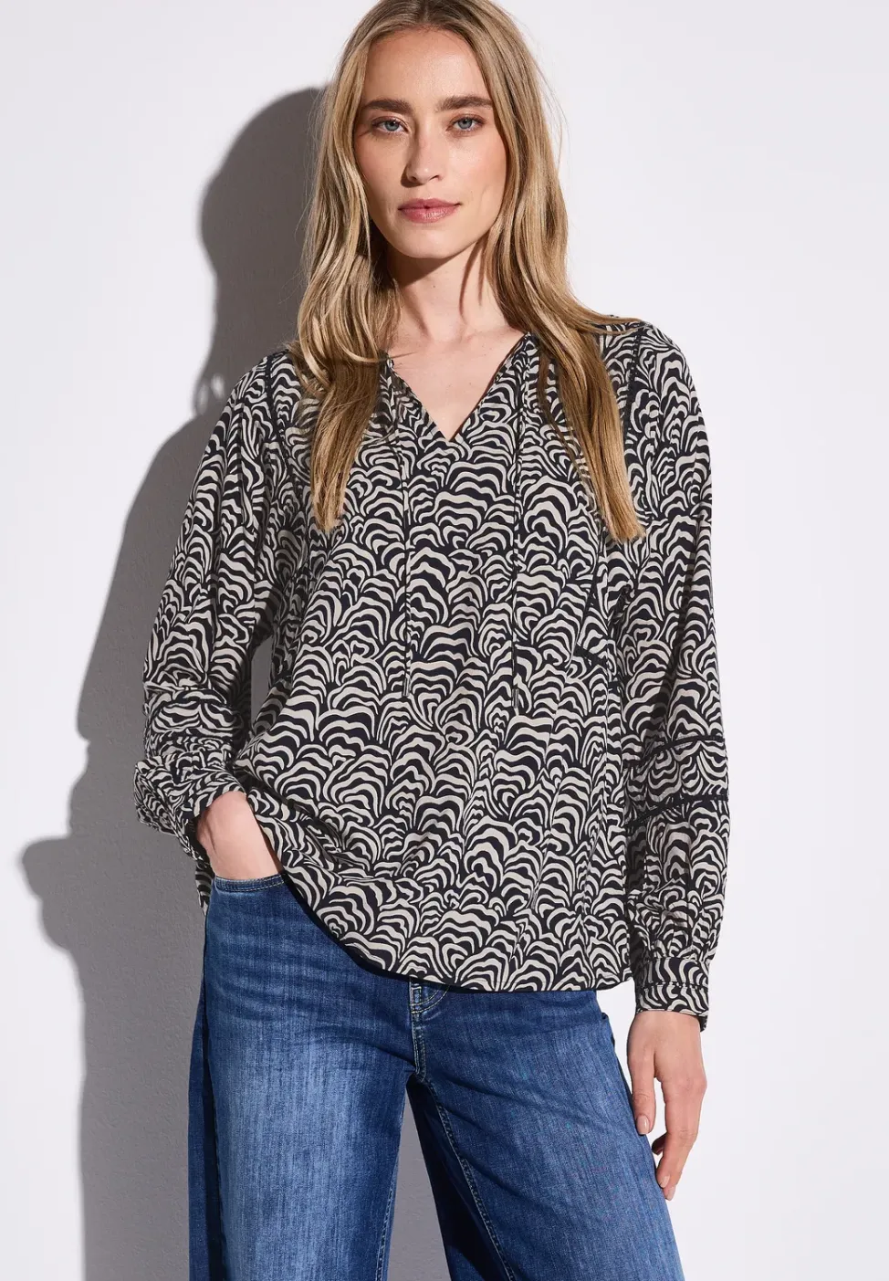 Tuniek met decoratieve details
