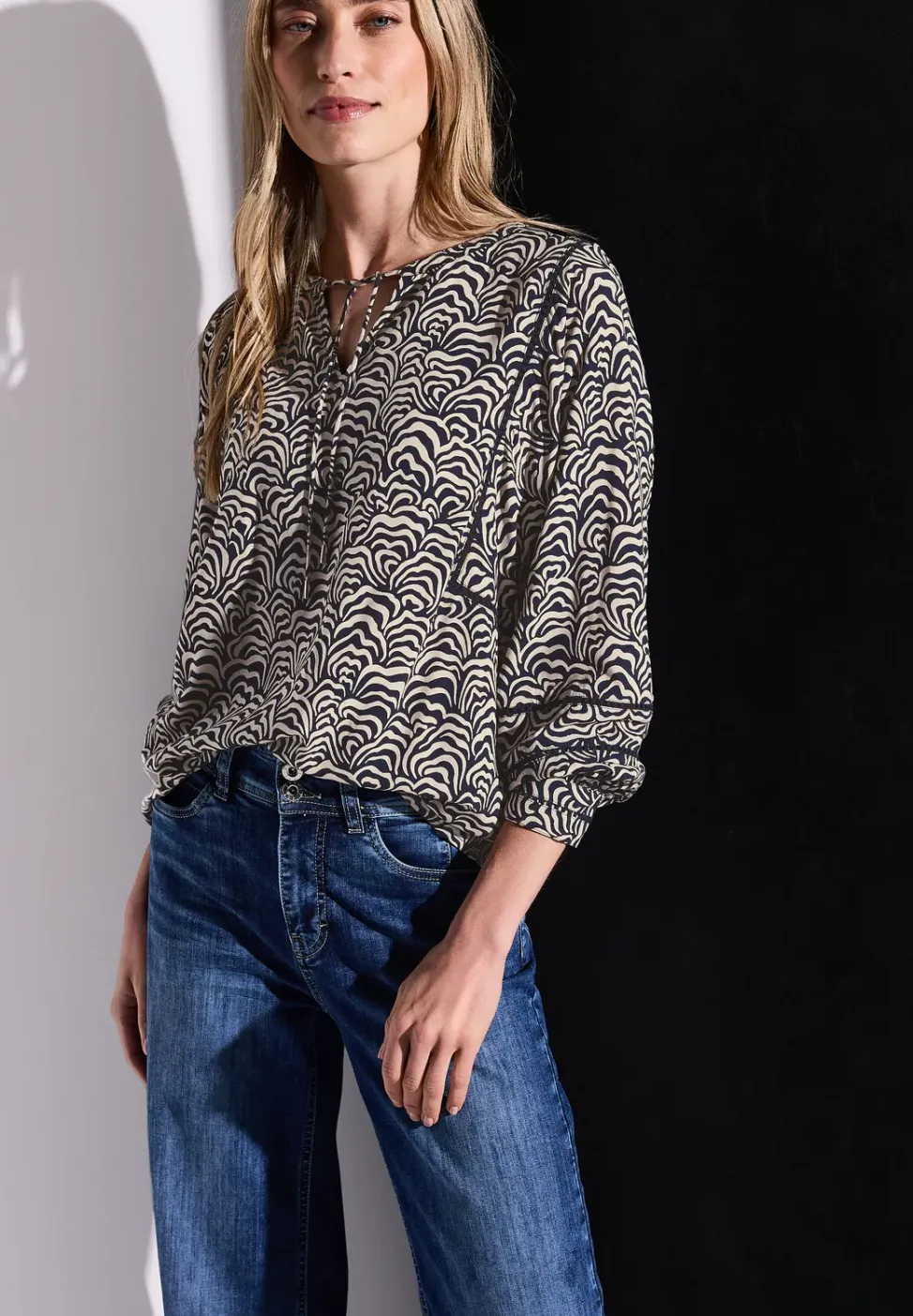 Tuniek met decoratieve details