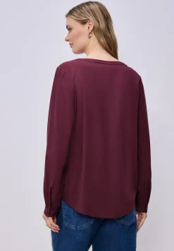 Tuniek met gespleten hals