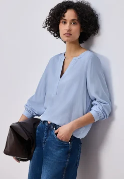 Tuniek met gespleten hals