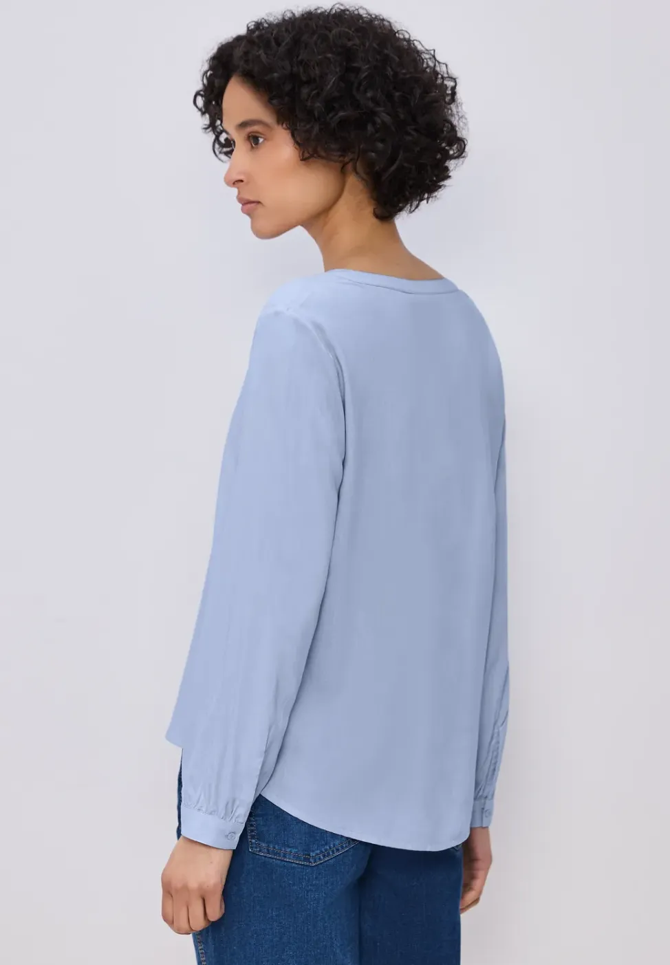 Tuniek met gespleten hals