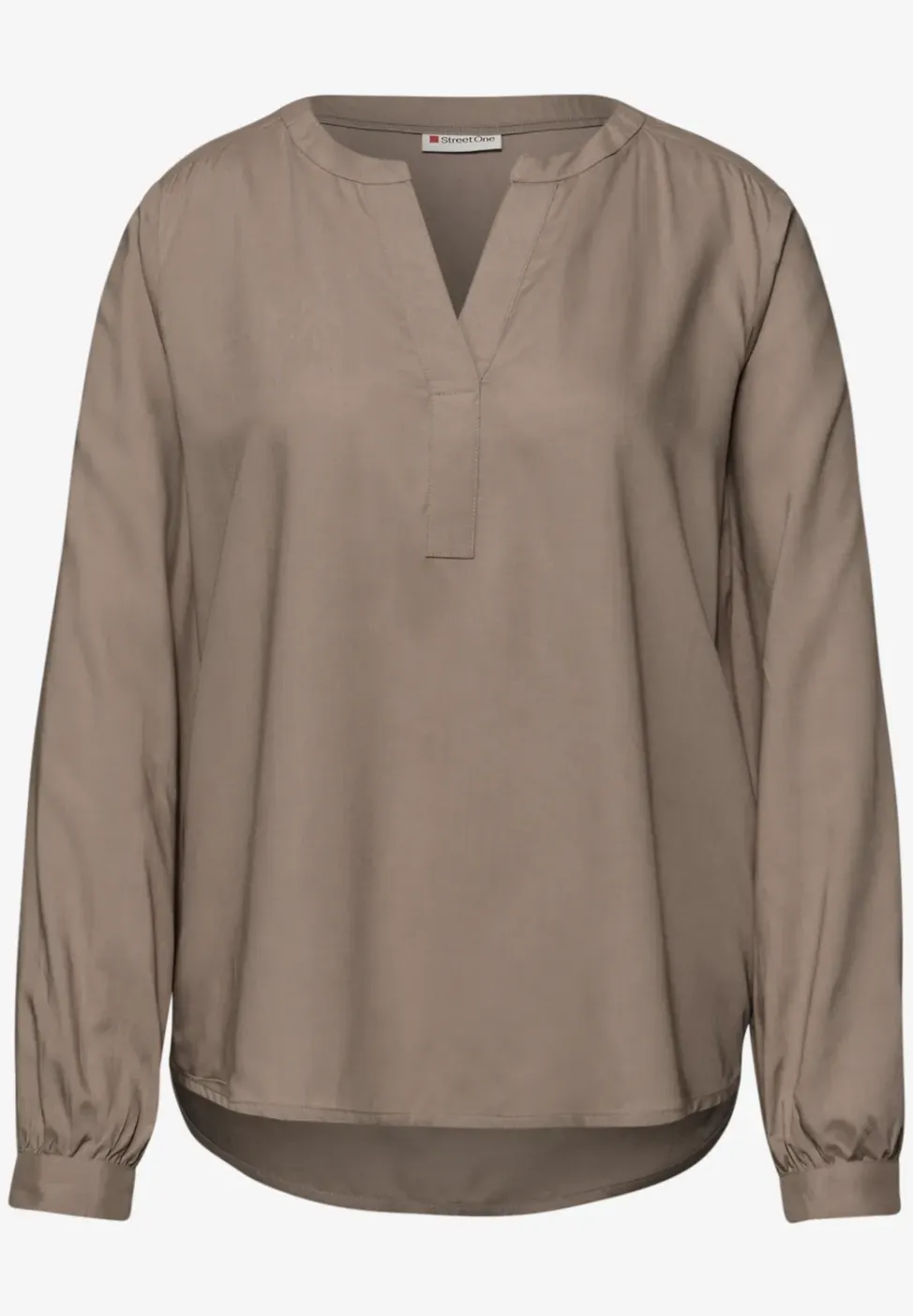 Tuniek met gespleten hals