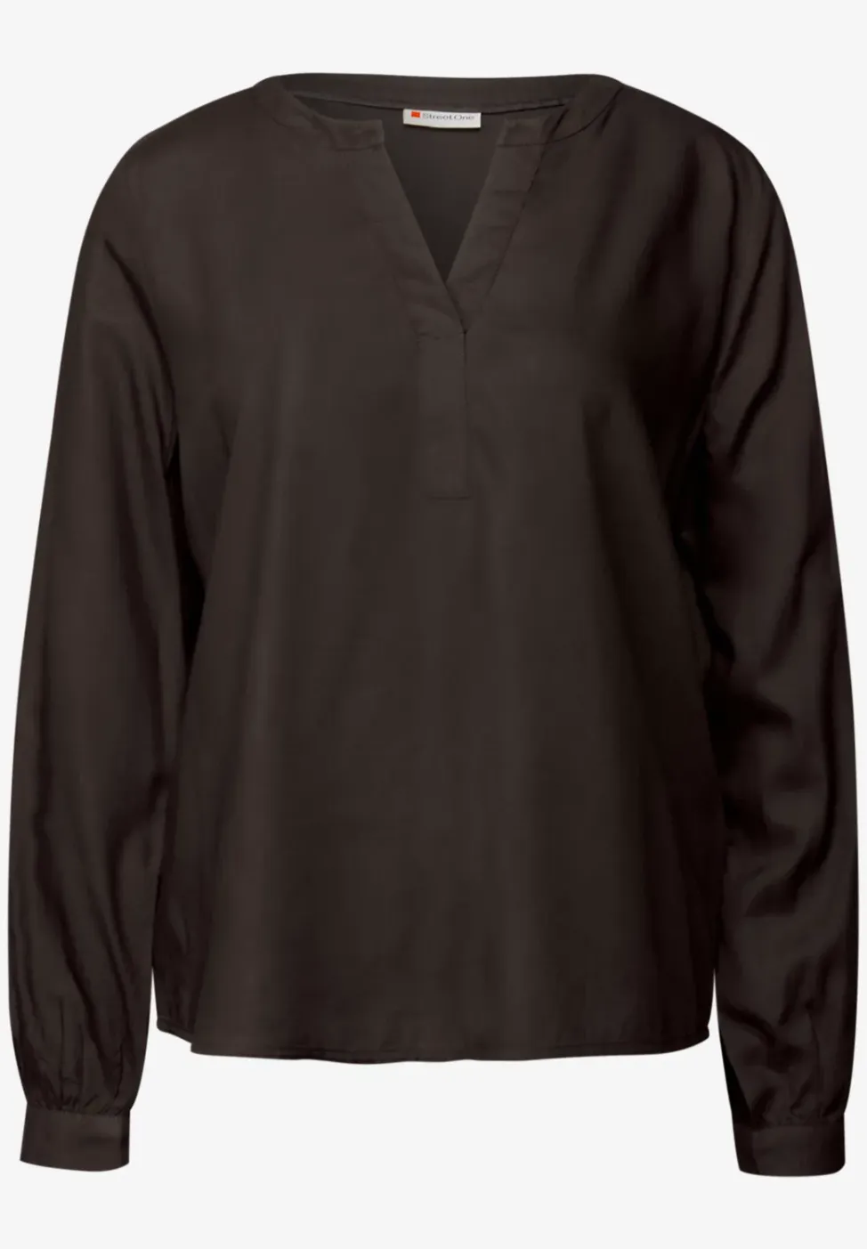 Tuniek met gespleten hals