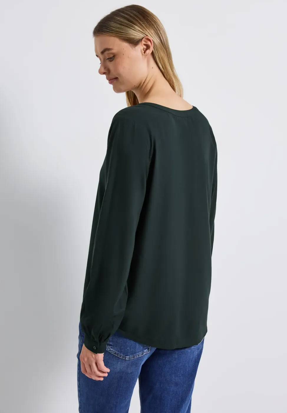 Tuniek met gespleten hals