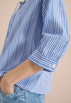 Tuniek met 3/4 mouwen en gestreept patroon