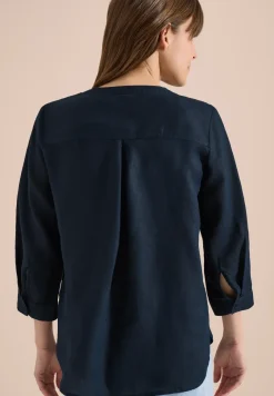 Tuniek met 3/4 mouwen van puur linnen