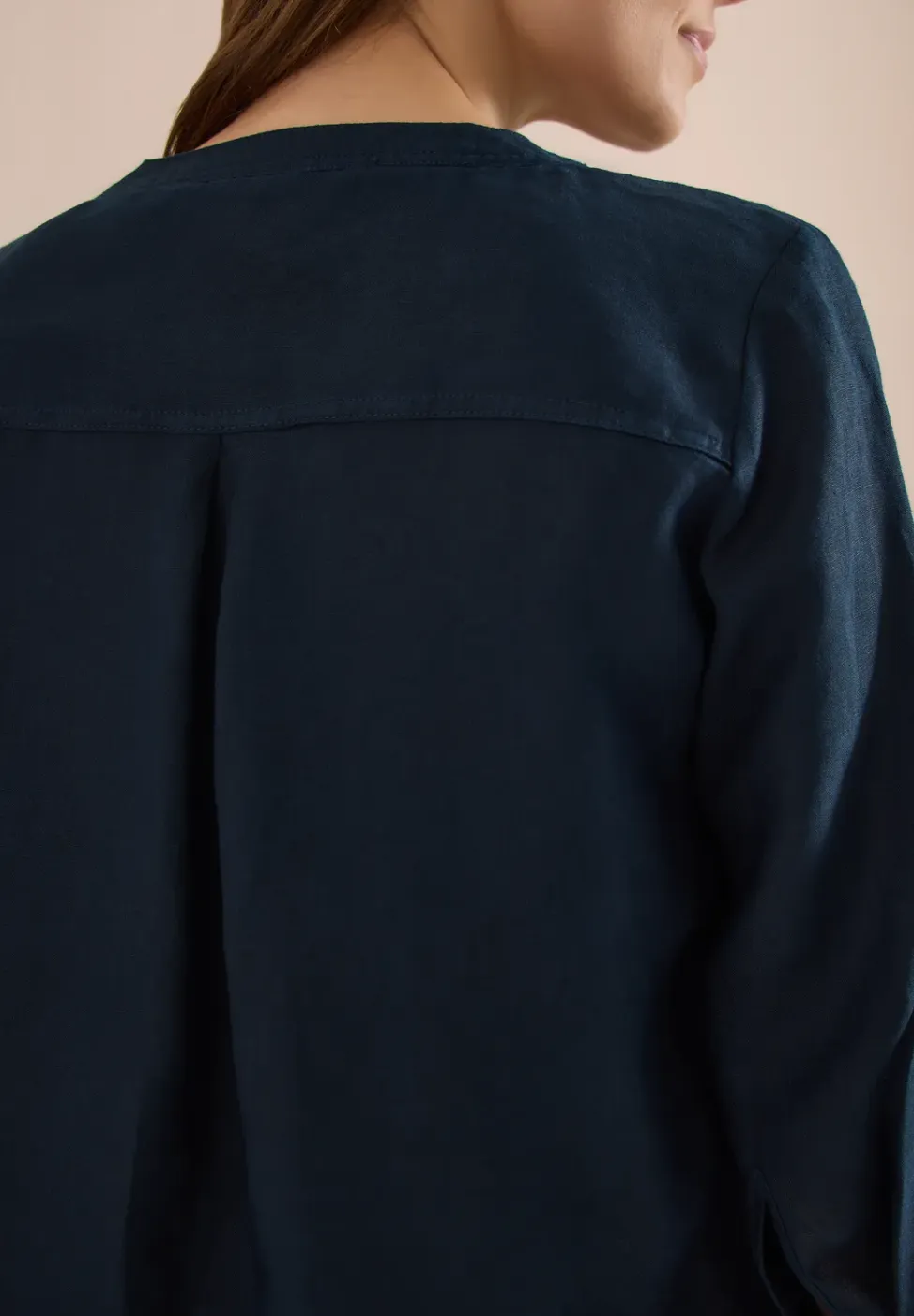 Tuniek met 3/4 mouwen van puur linnen