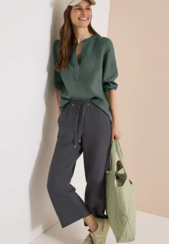 Tuniek met 3/4 mouwen van puur linnen