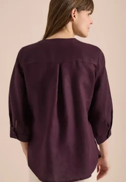 Tuniek met 3/4 mouwen van puur linnen