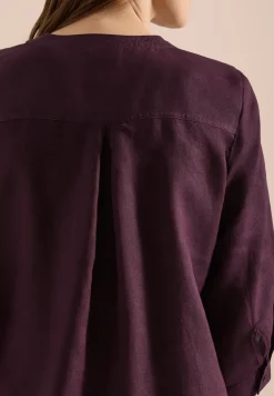 Tuniek met 3/4 mouwen van puur linnen