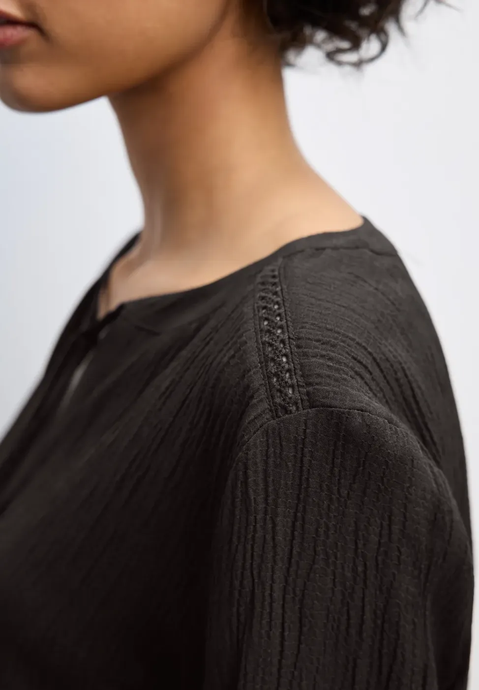 Tuniek met structuur en tape