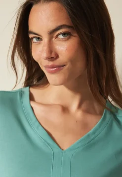 Tuniek T-shirt in effen kleur