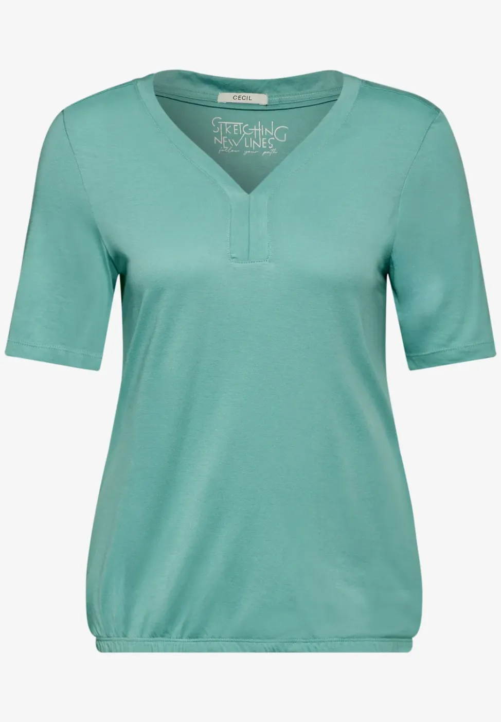 Tuniek T-shirt in effen kleur