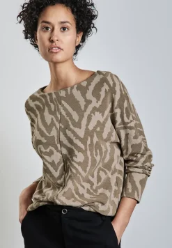 Tweekleurig jacquard overhemd