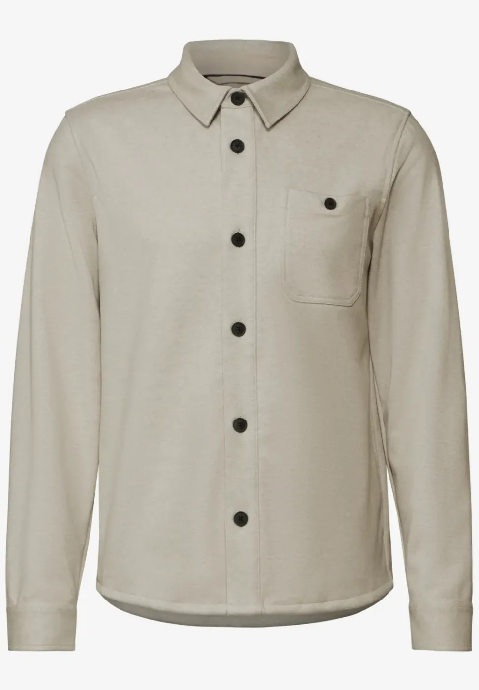 Tweekleurig keperstof overshirt