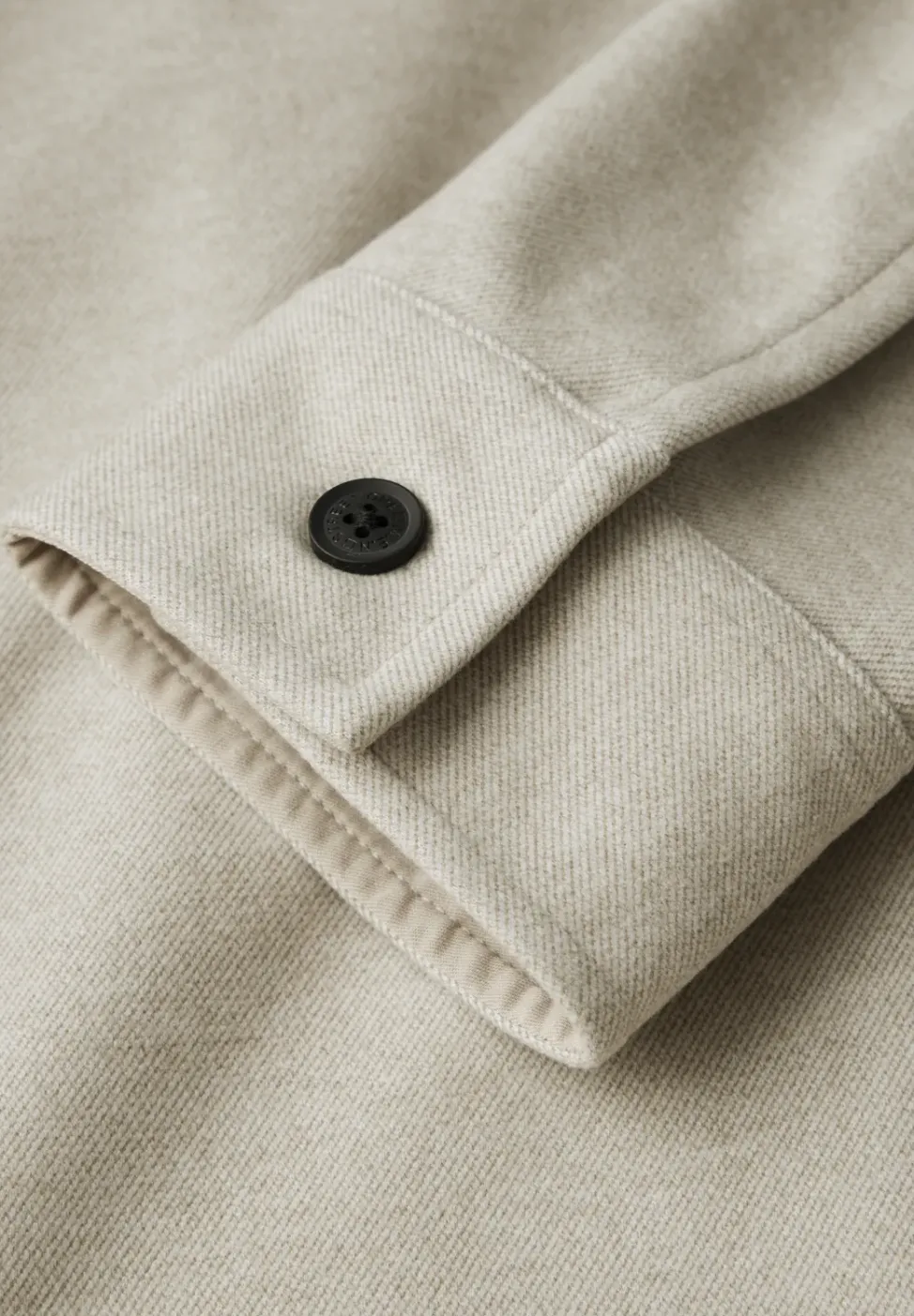 Tweekleurig keperstof overshirt