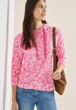 Tweekleurig shirt met capuchon