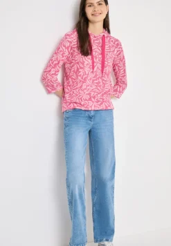 Tweekleurig shirt met capuchon