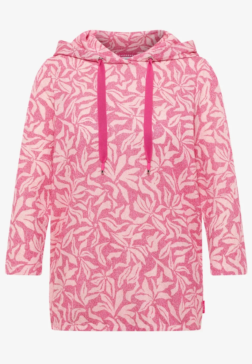 Tweekleurig shirt met capuchon