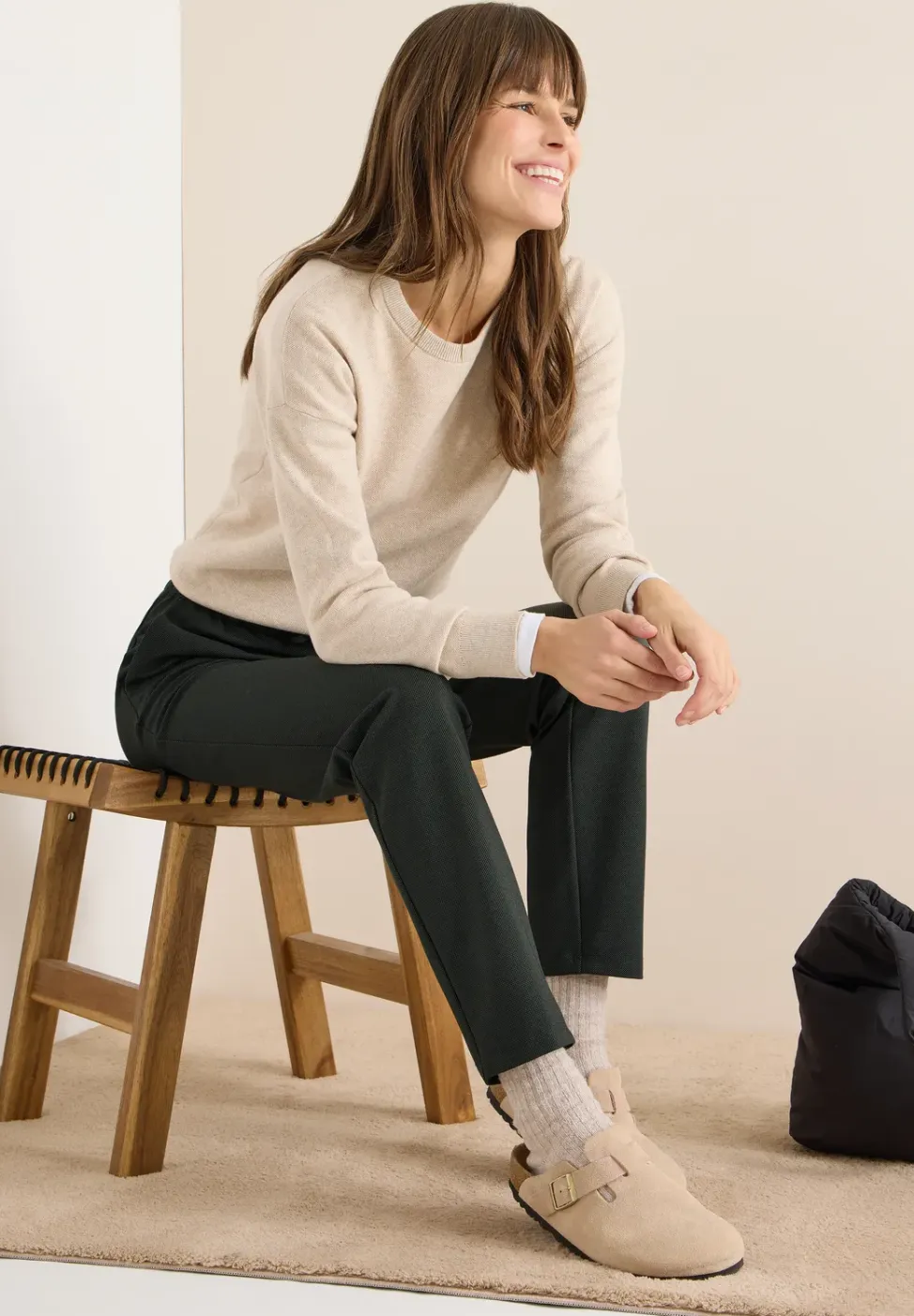 Tweekleurige broek
