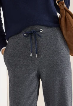 Tweekleurige gemêleerde broek