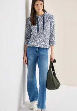 Tweekleurig shirt met capuchon
