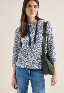 Tweekleurig shirt met capuchon