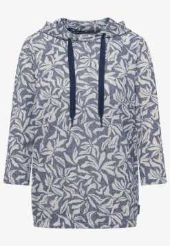 Tweekleurig shirt met capuchon