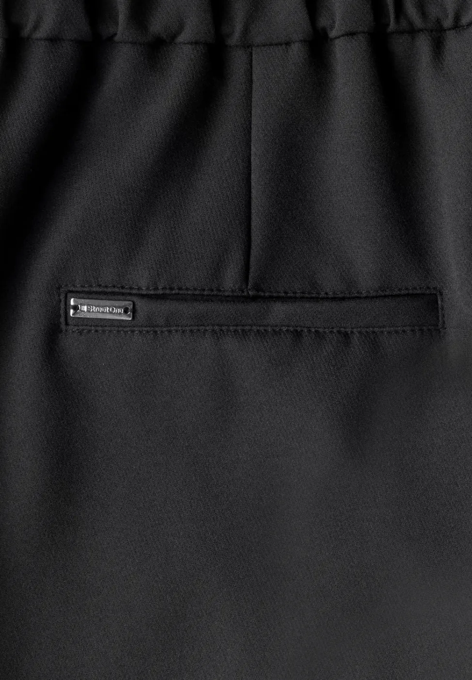 Twill broek met rechte pijpen