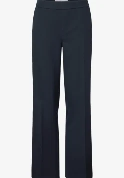 Twill broek met rechte pijpen