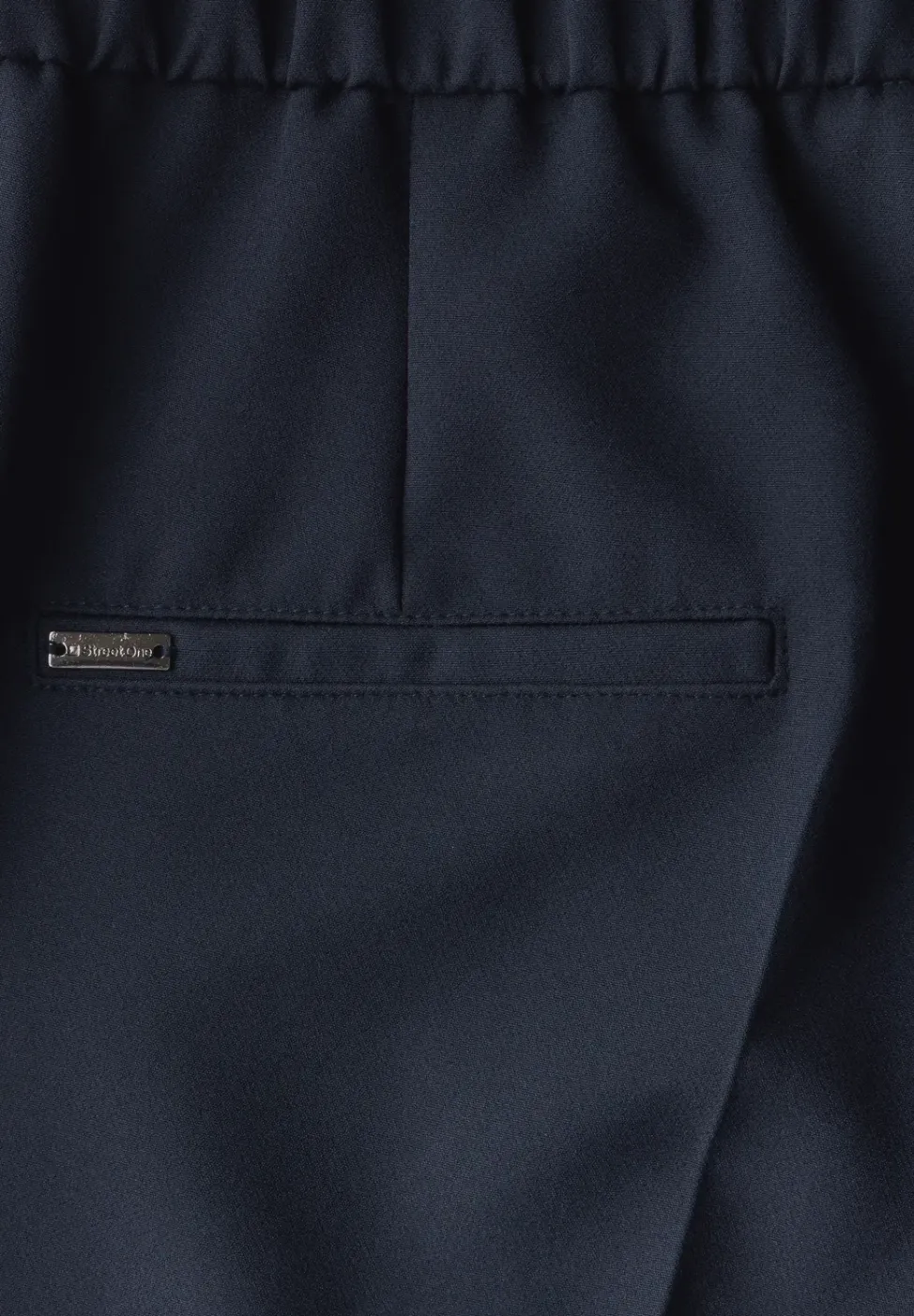 Twill broek met rechte pijpen