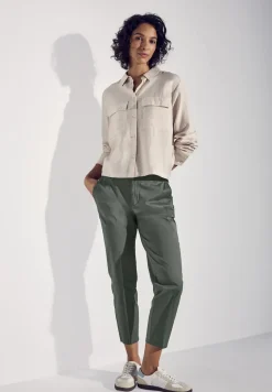 Twill chino broek