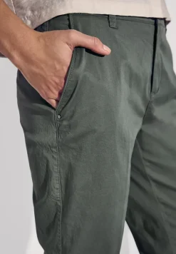 Twill chino broek