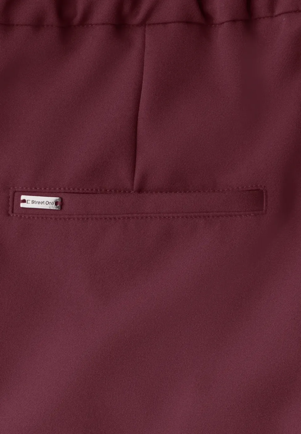 Twill broek met rechte pijpen