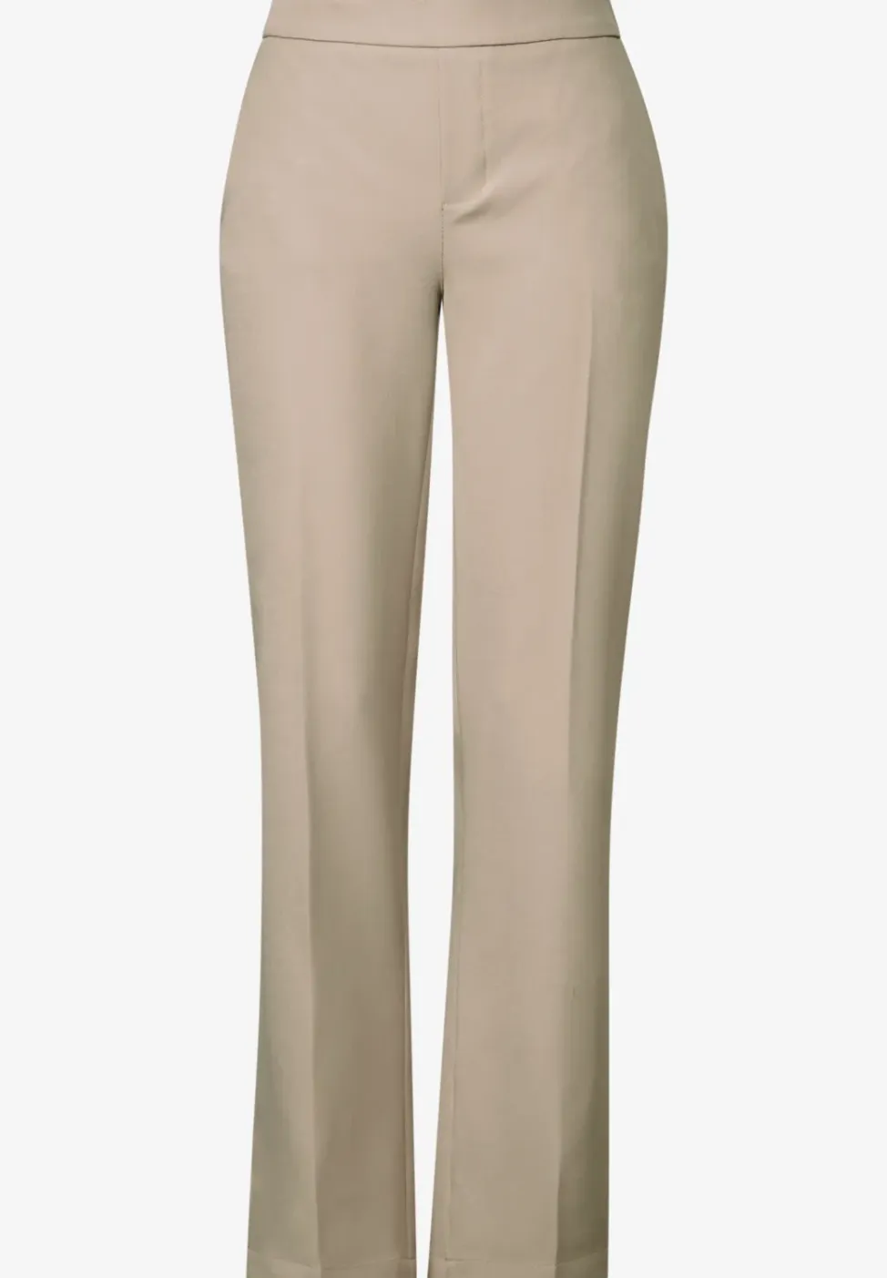 Twill broek met rechte pijpen