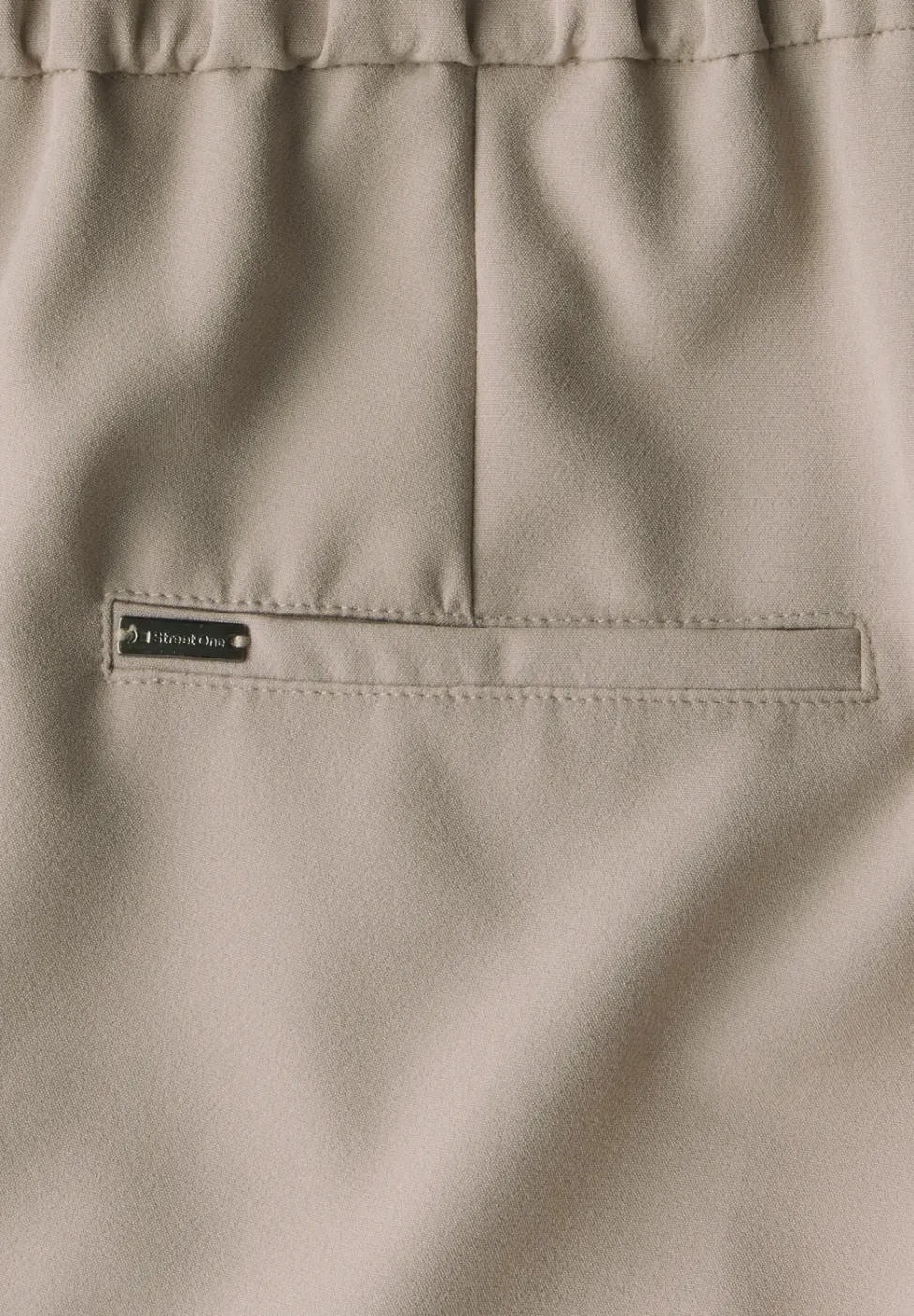 Twill broek met rechte pijpen