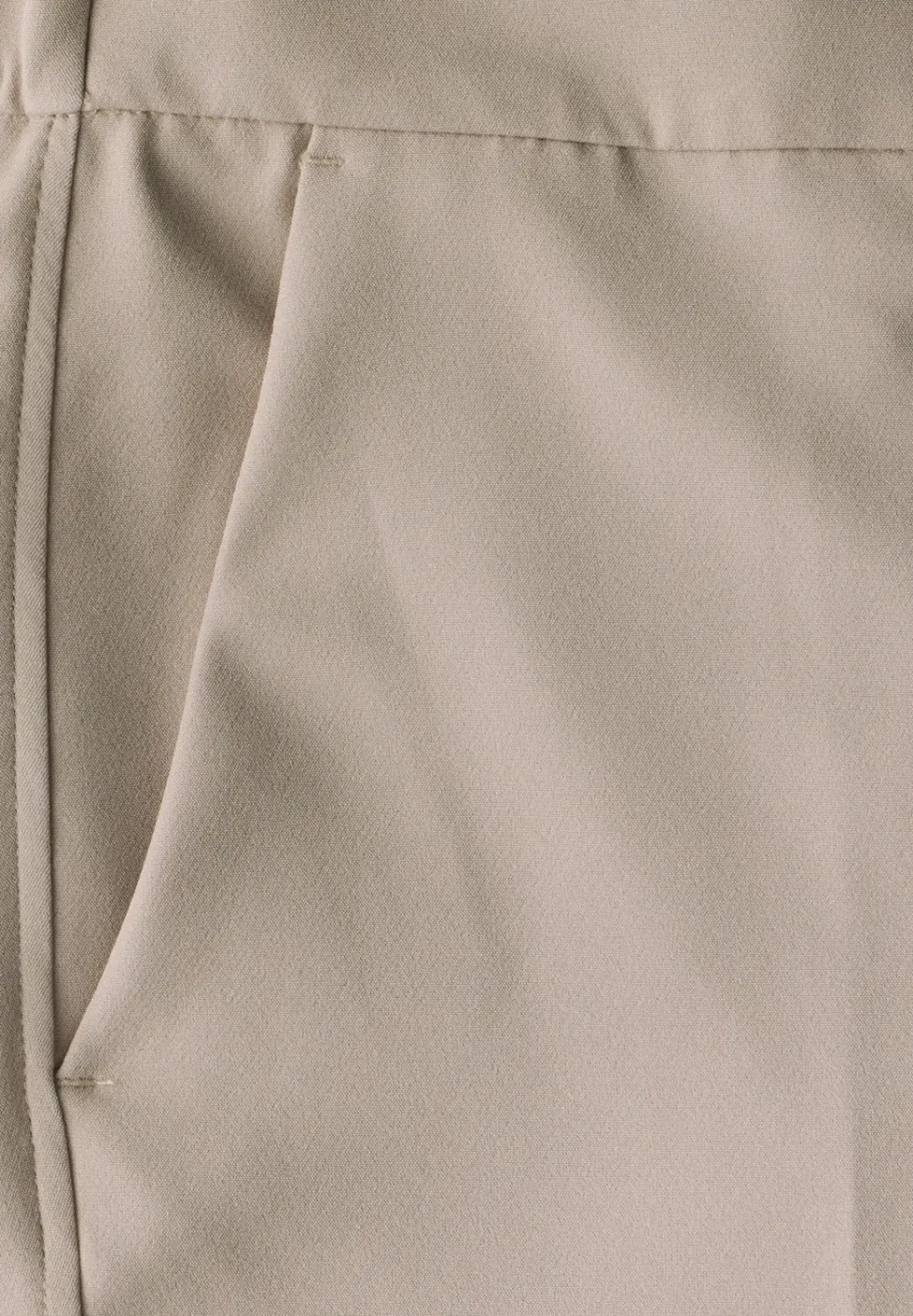 Twill broek met rechte pijpen