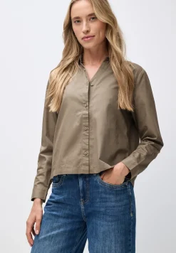 Twill overhemd blouse