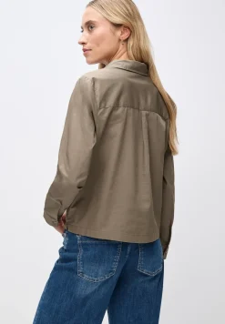 Twill overhemd blouse