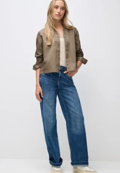 Twill overhemd blouse