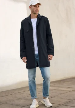 Twill trenchcoat
