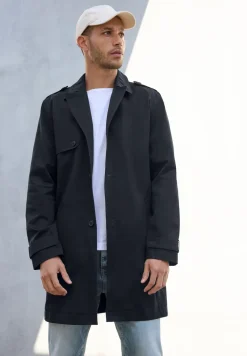 Twill trenchcoat