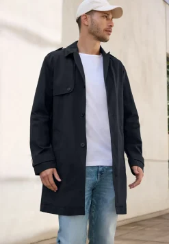 Twill trenchcoat