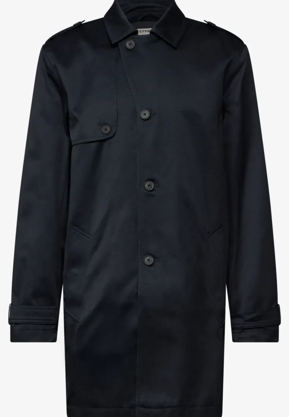 Twill trenchcoat