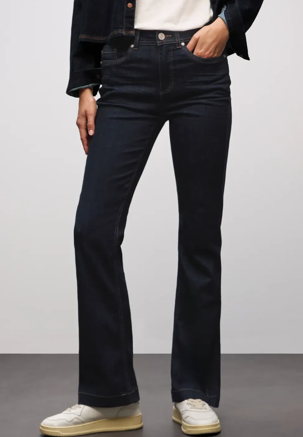 Uitgerolde Bootcut jeans