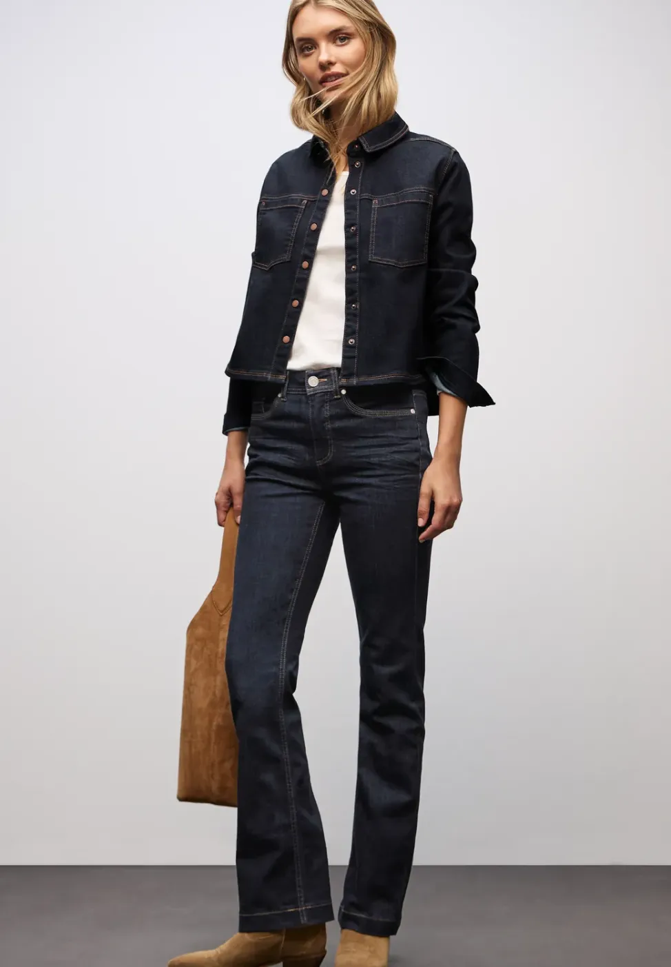Uitgerolde Bootcut jeans
